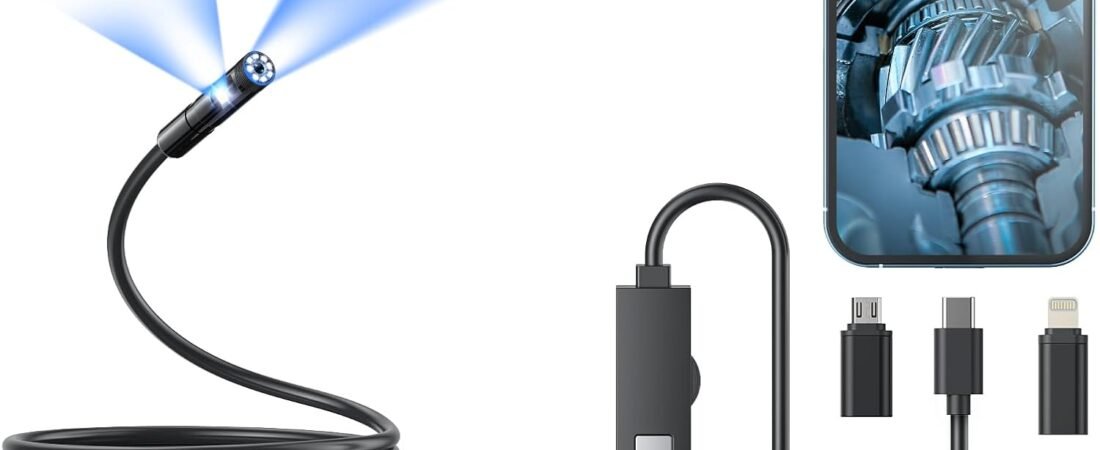 1920P HD Dual-Lens Endoscope Camera With 8 Adjustable LED Lights: A Practical Inspection Guide